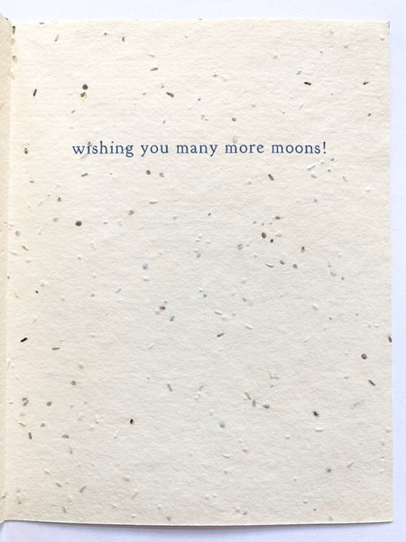 Moonphase Plantable Birthday Card