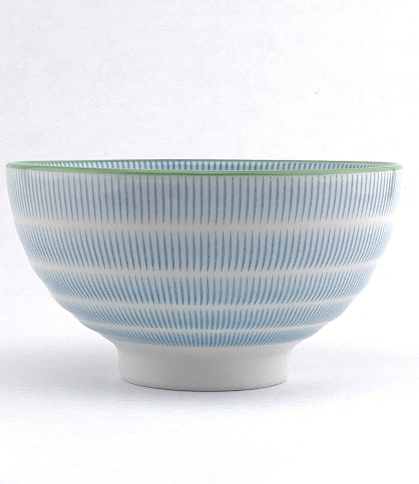 Rice Bowl, Blue Stripes