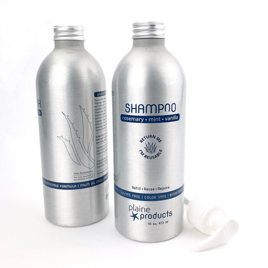Plaine Products Refillable Shampoo | Unscented