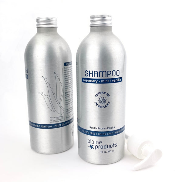 Net Zero Waste Liquid Shampoo - Rosemary Mint Vanilla