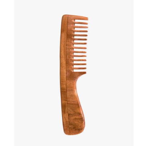 Neem Wood Comb - Wide Tooth