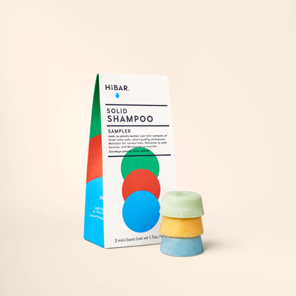 Shampoo Bar - HiBAR Sampler, Set of 3