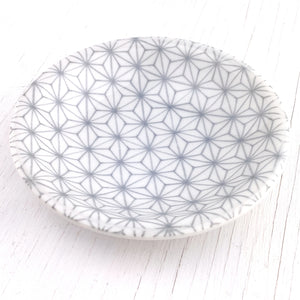 Asanoha Little Dish, Grey
