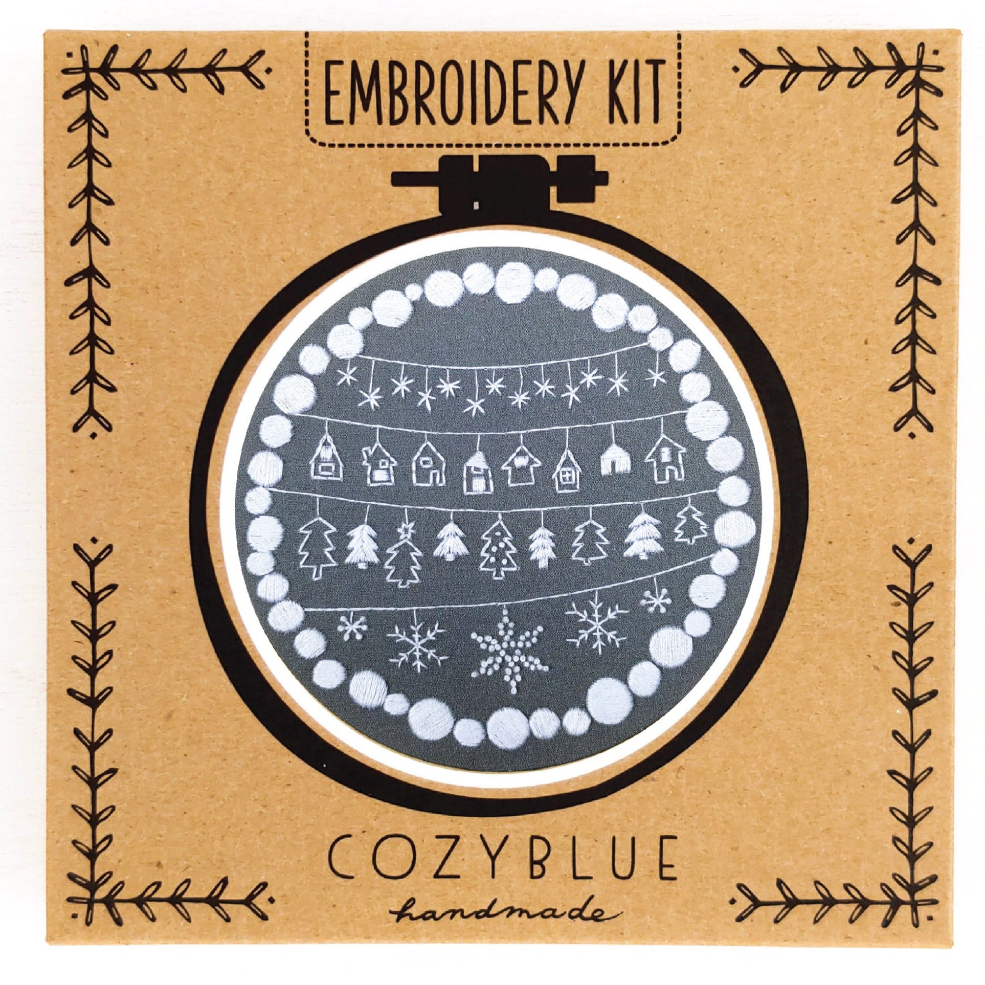 Embroidery Kit - Cozy Holiday
