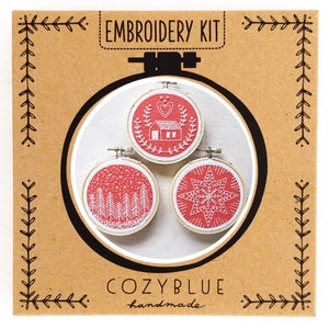 Embroidery Kit - Holiday Ornaments