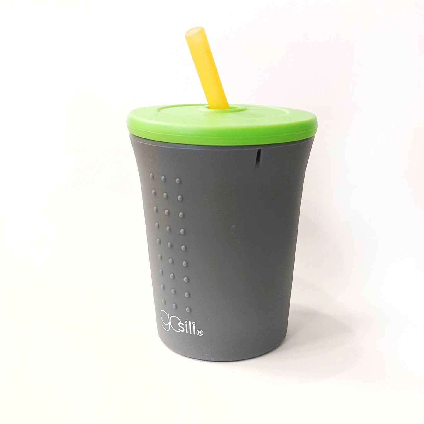 Silicone Straw Cup, 12 oz - Assorted Colors